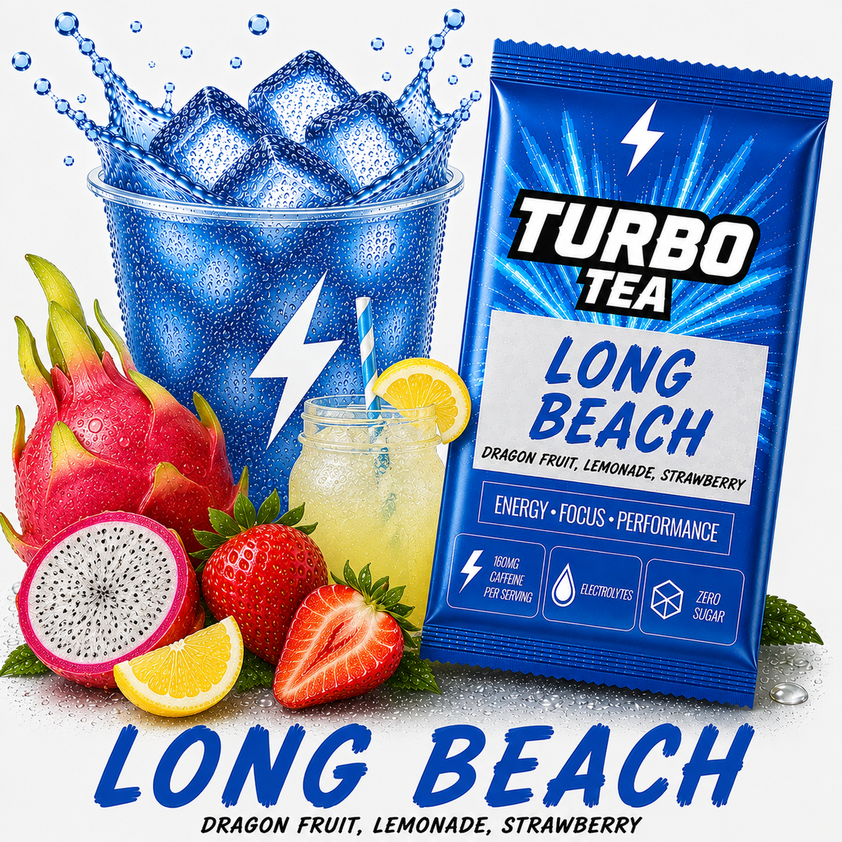 Long Beach-Dragon Fruit, Lemonade, Strawberry