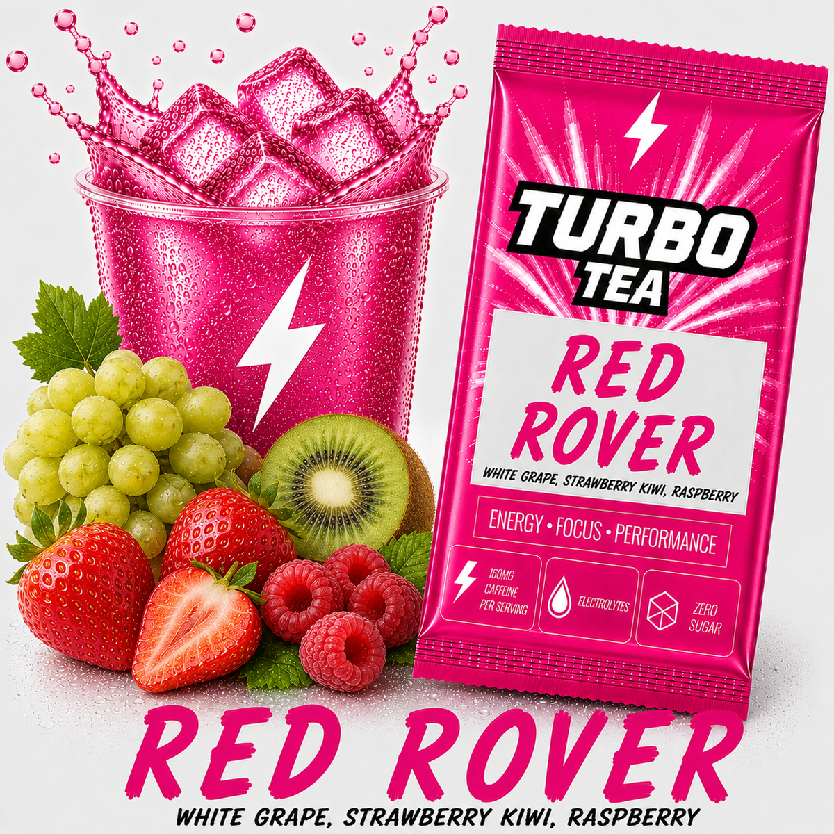 Red Rover-White Grape, Strawberry, Raspberry