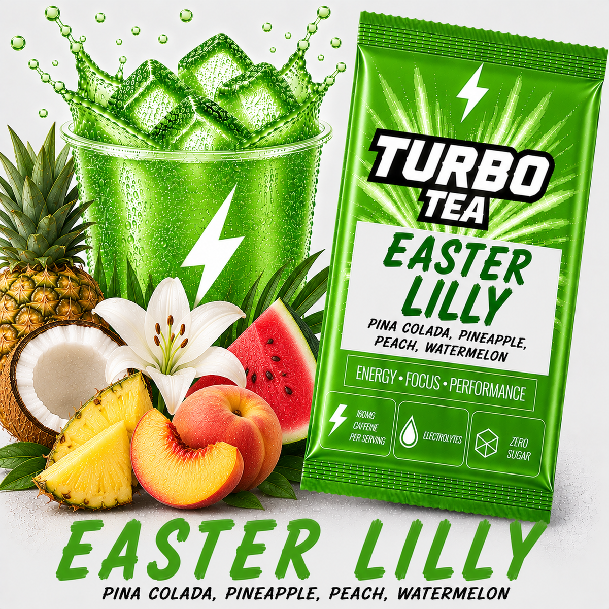 Easter Lilly-Pina Colada, Pineapple. Peach, Watermelon