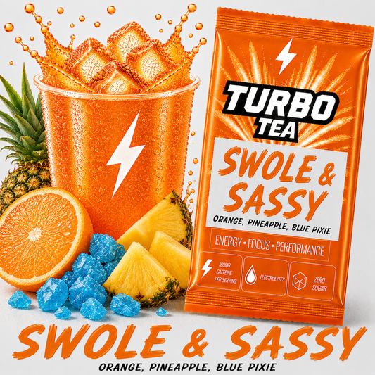 Swole & Sassy-Orange, Pineapple, Blue Pixie