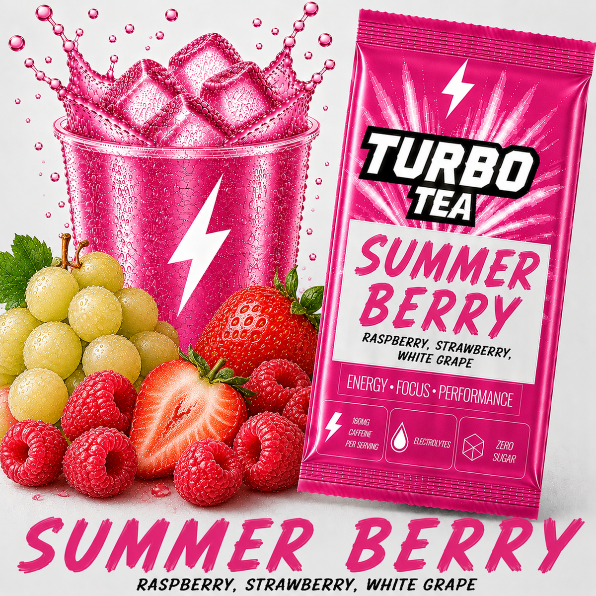 Summer Berry-Raspberry, Strawberry, White Grape
