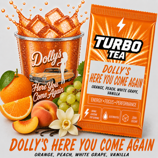 Dolly's Here You Come Again-Orange, Peach, White Grape, Vanilla