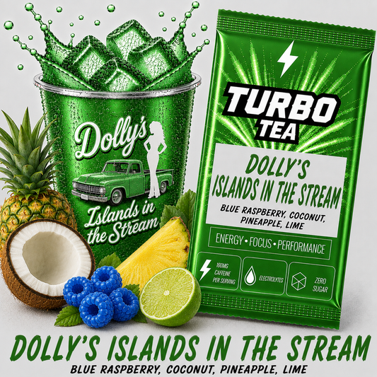 Dolly's Islands in the Stream-Blue Raspberry, Coconut, Pineapple and Lime